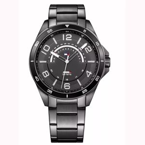 Tommy Hilfiger pánské tmavě šedé hodinky - 000 (000)